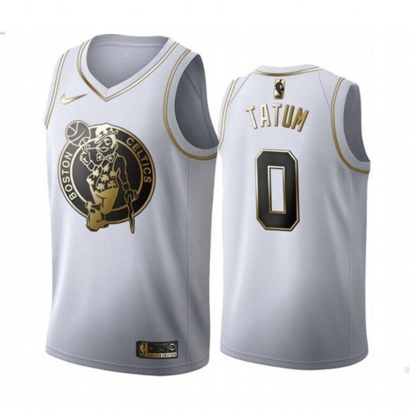 jayson tatum jersey gold